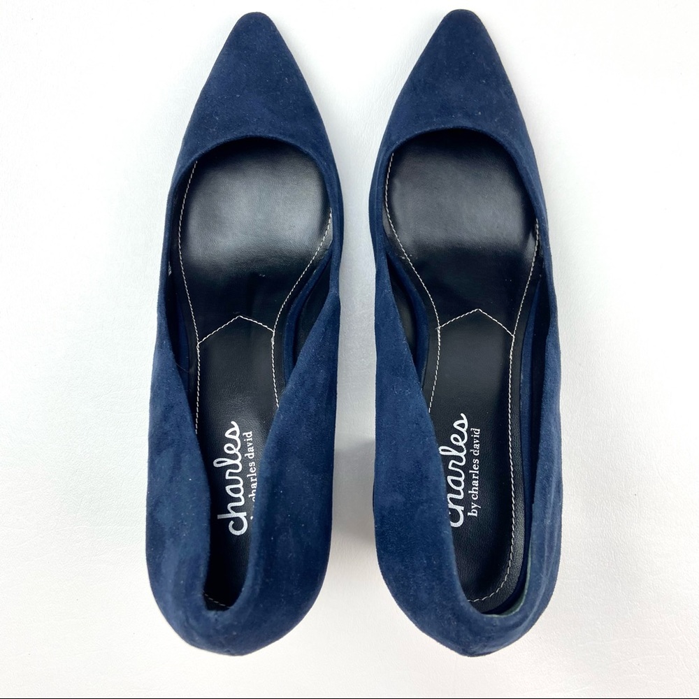 Charles By Charles David Navy Heels - Picture 2 of 7